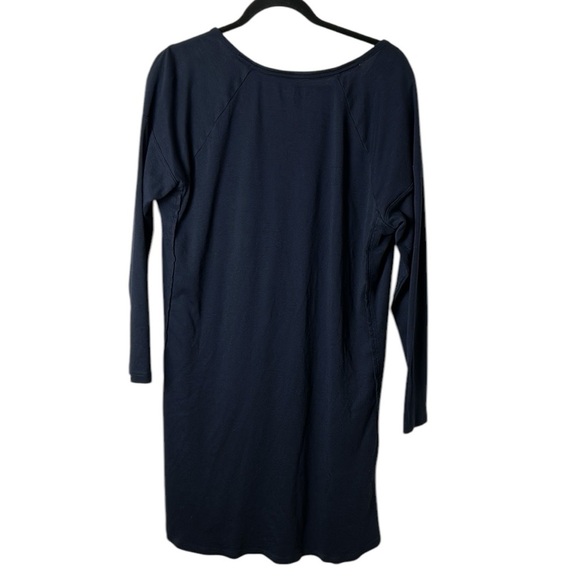 L.L..Bean Women tunic,loungewear,sleepdress,PJ, Blue,
Raglan sleeve,knee length - Picture 6 of 11